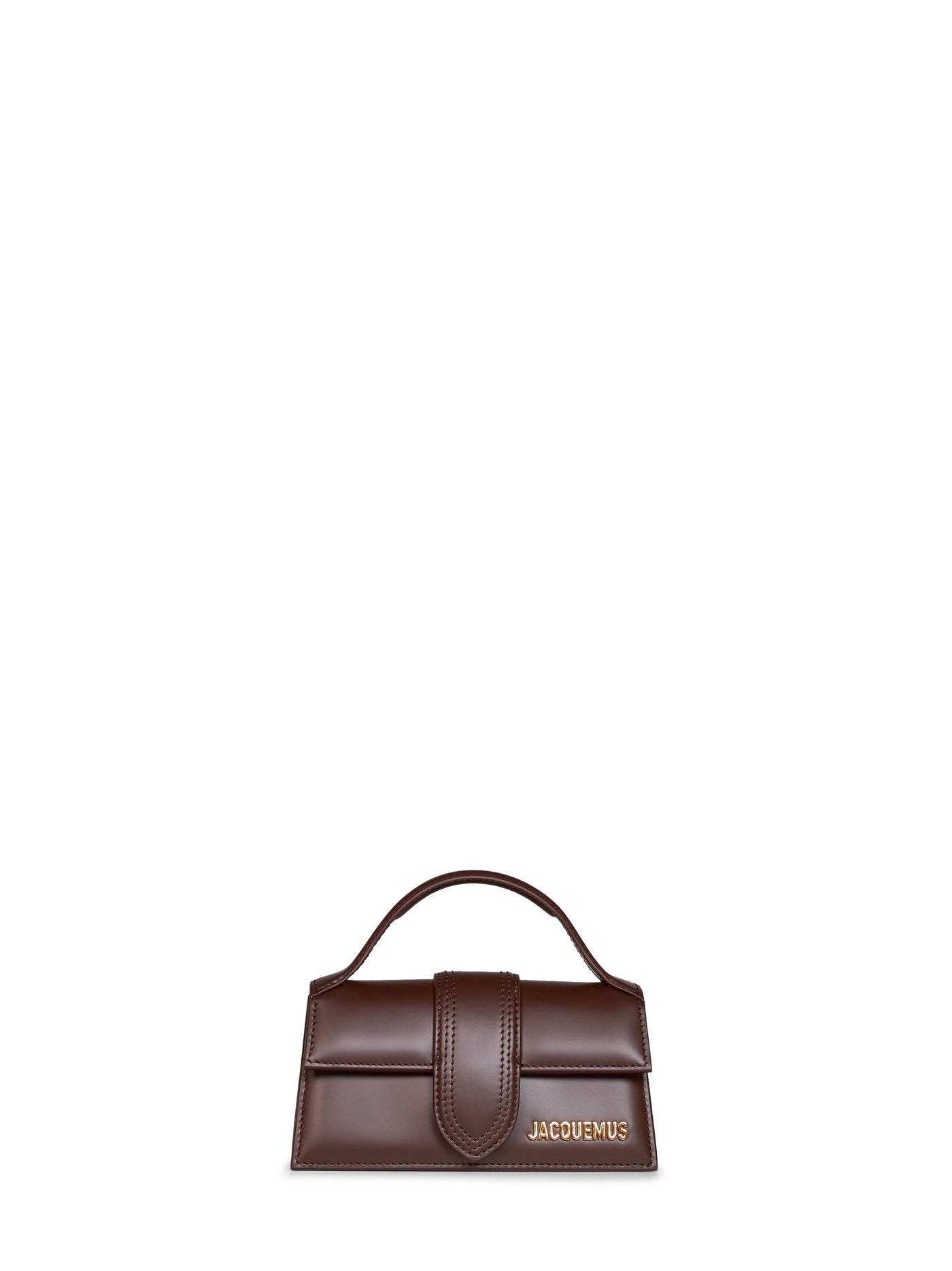 Jacquemus Top Handle Bag — Brown Calf Leather
