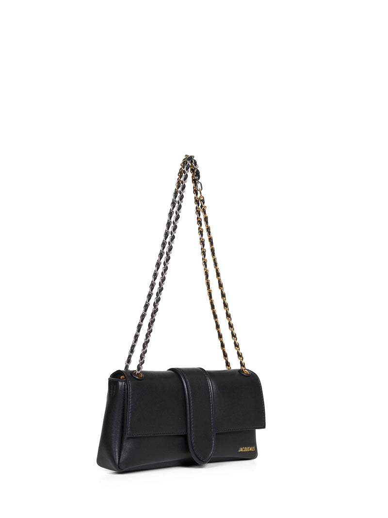Jacquemus Shoulder Bag — Black Lambskin
