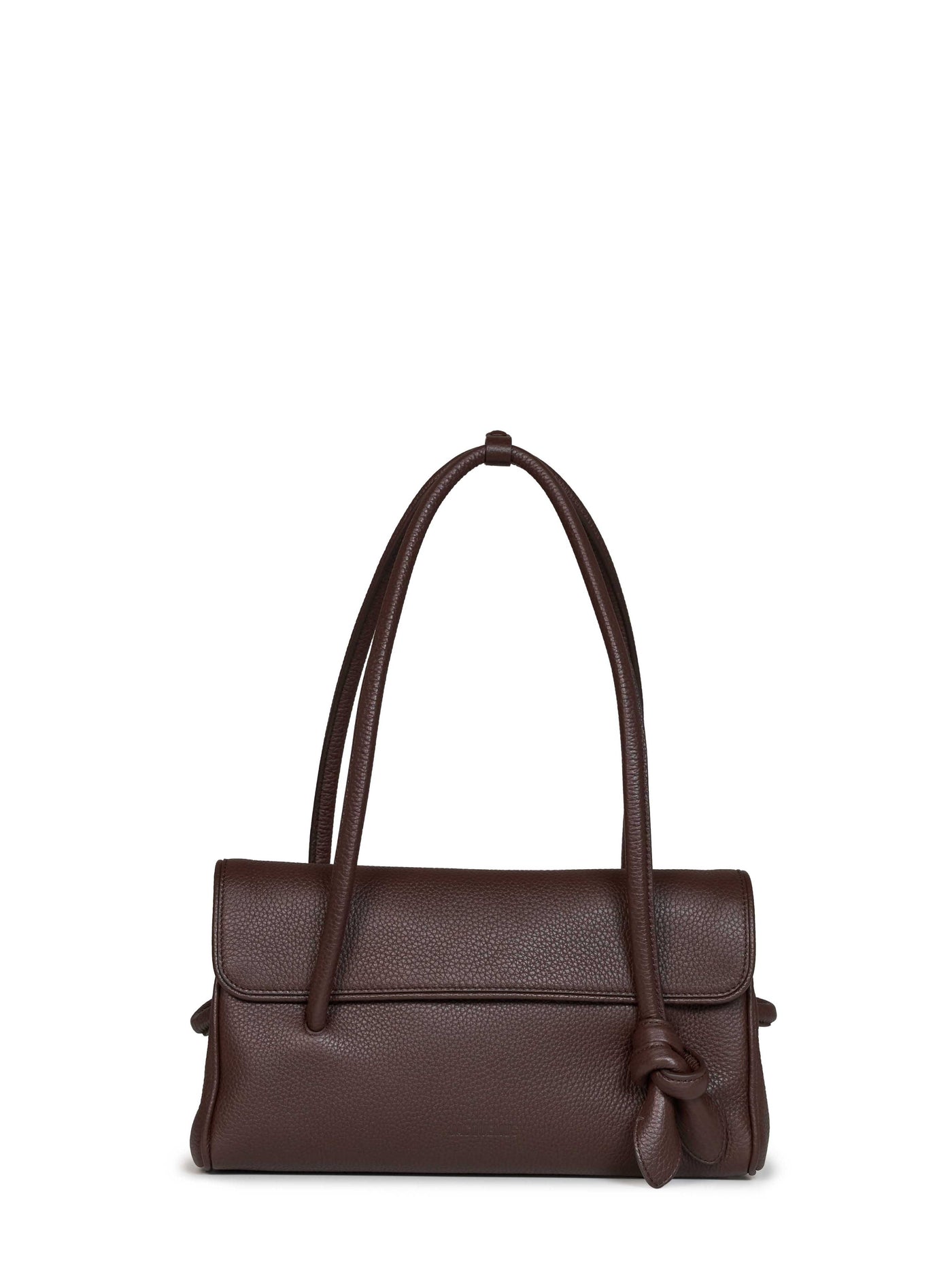 Jacquemus Shoulder Bag — Brown Calf Leather Top Handle