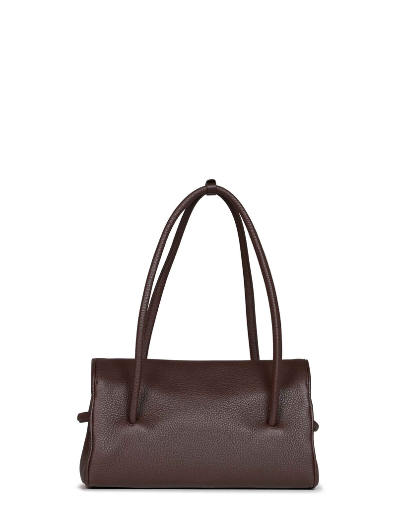 Jacquemus Shoulder Bag — Brown Calf Leather Top Handle