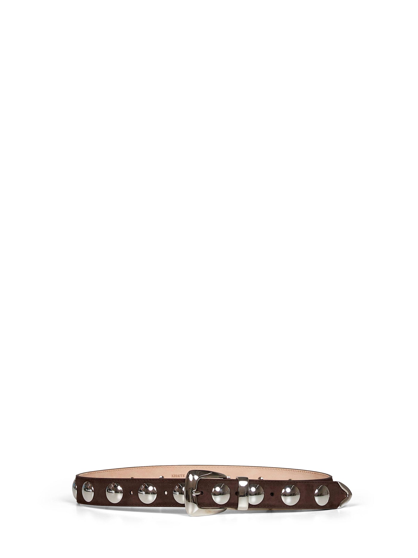 Khaite Benny Belt — Brown Calfskin