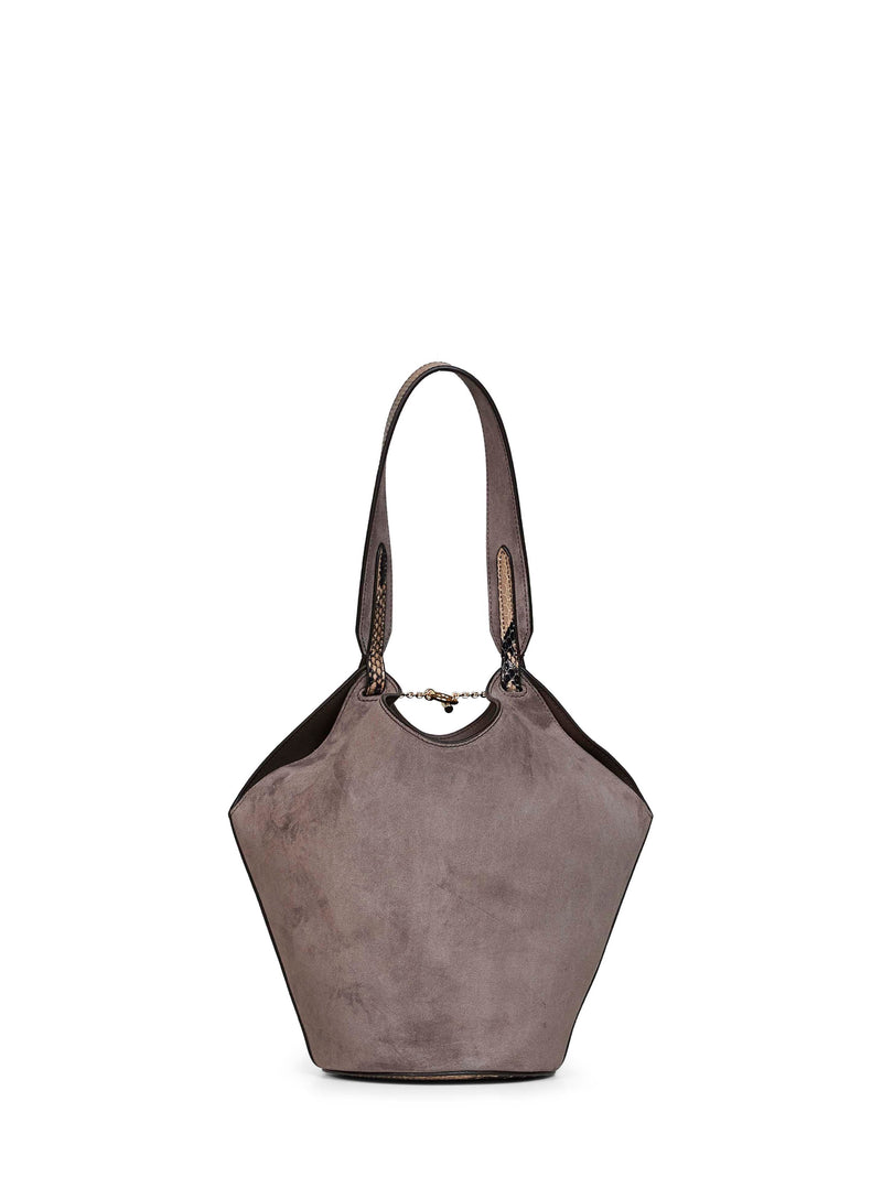 Khaite Shoulder Bag — Multicolor Calfskin