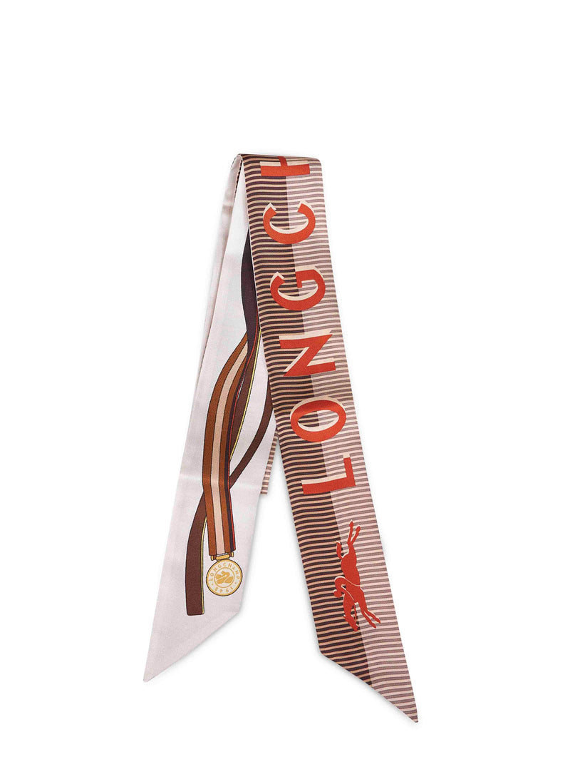 Longchamp Scarf — Multicolor Silk Scarfs
