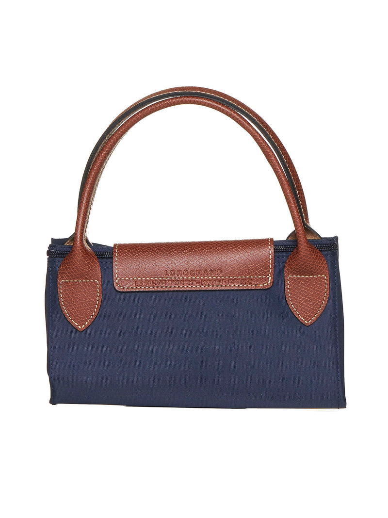 Longchamp Top Handle Bag — Navy Polyamide