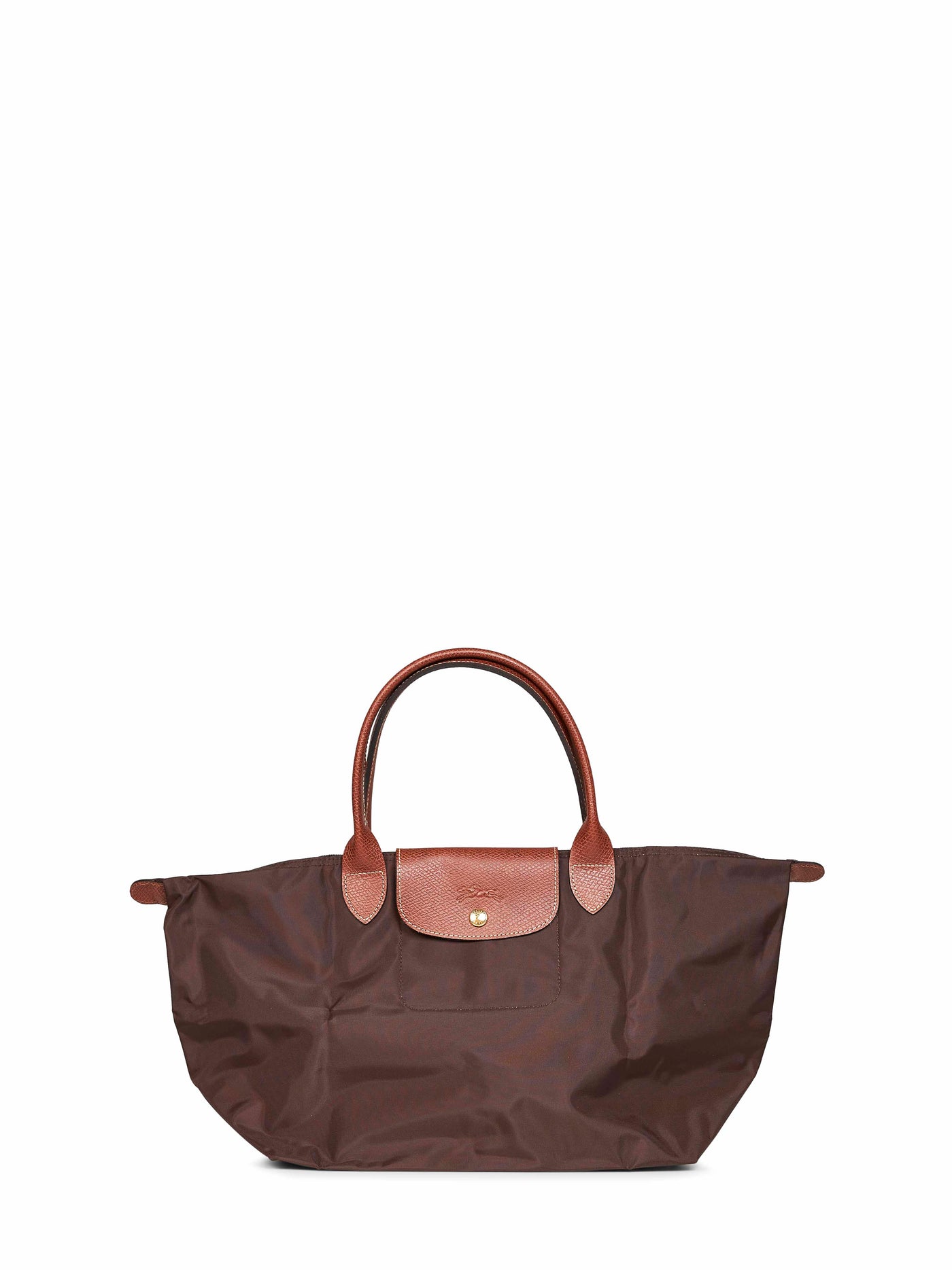 Longchamp Tote Bag — Brown Polyamide