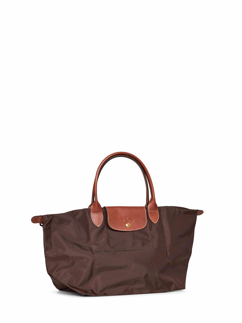 Longchamp Tote Bag — Brown Polyamide