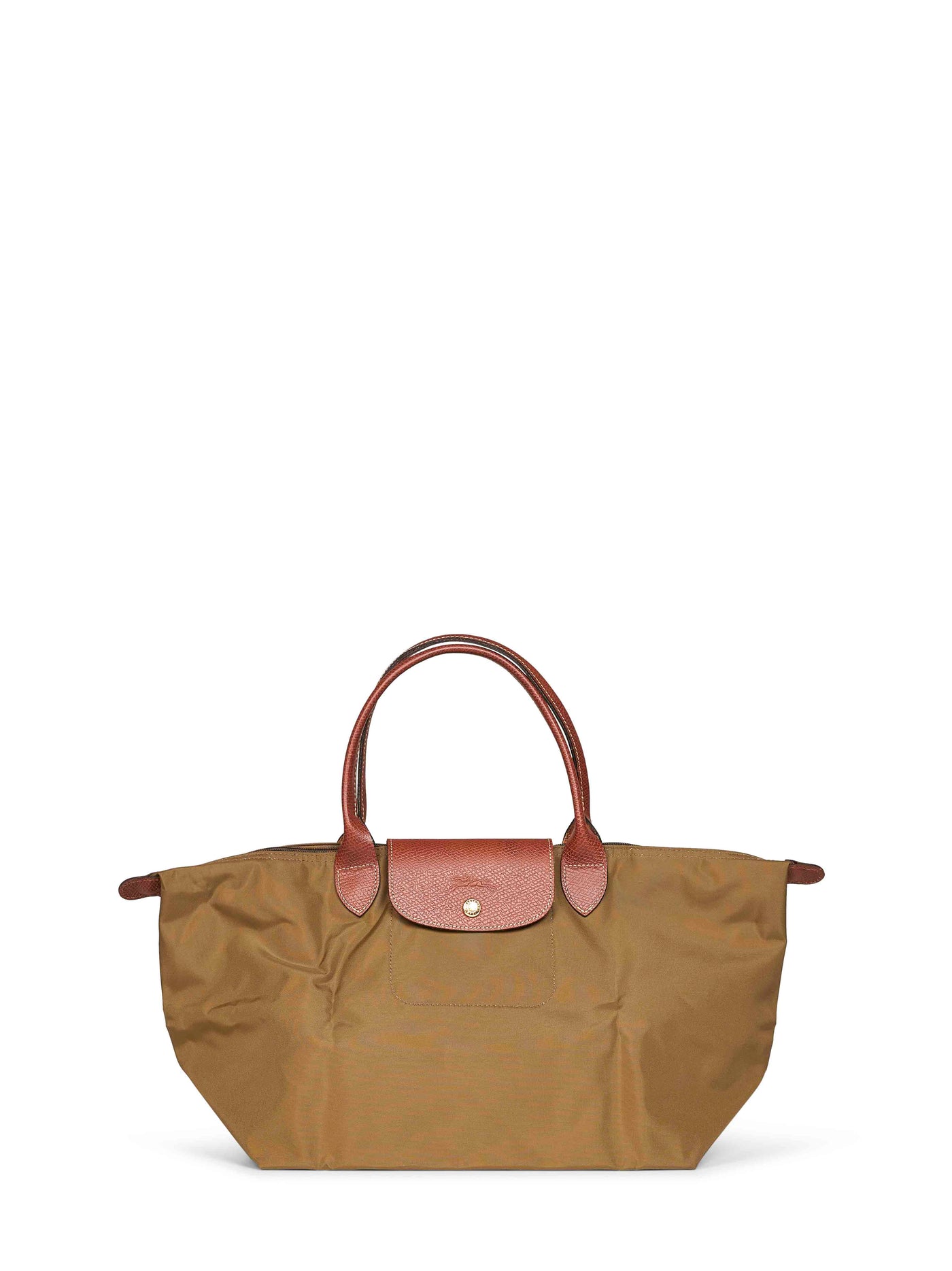 Longchamp Tote Bag — Beige Polyamide