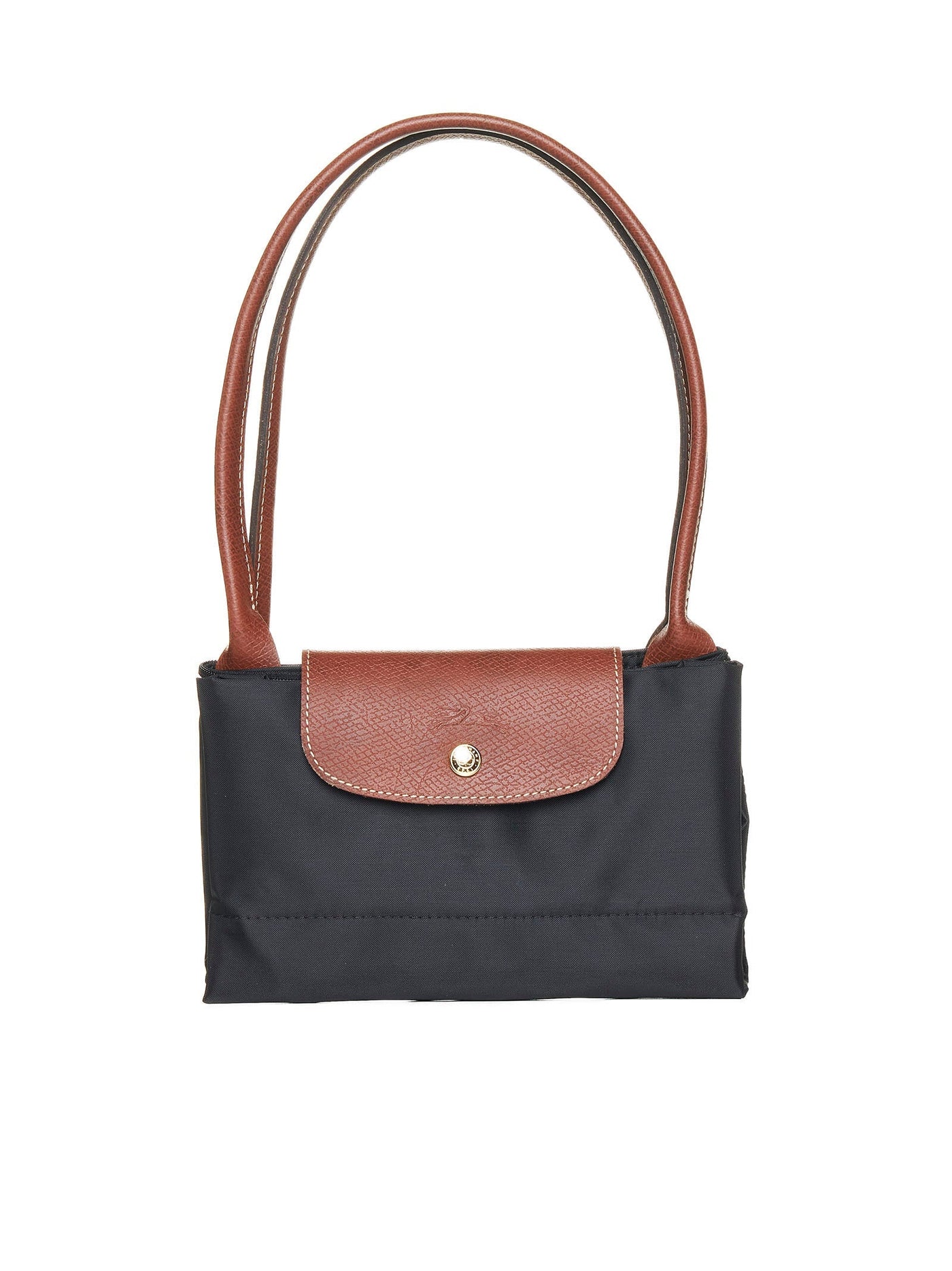 Longchamp Le Pliage Shoulder Bag — Black Polyamide