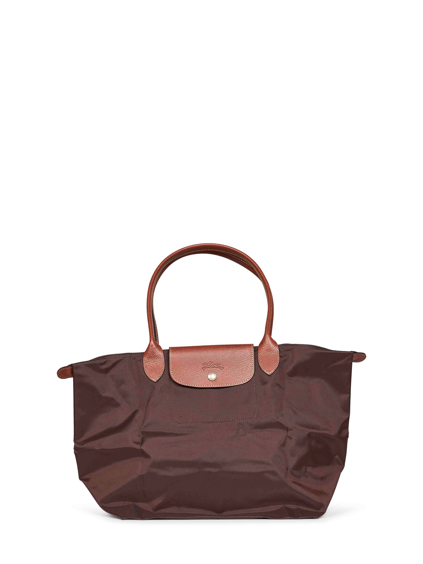Longchamp Le Pliage Original L Shoulder Bag — Brown Polyamide