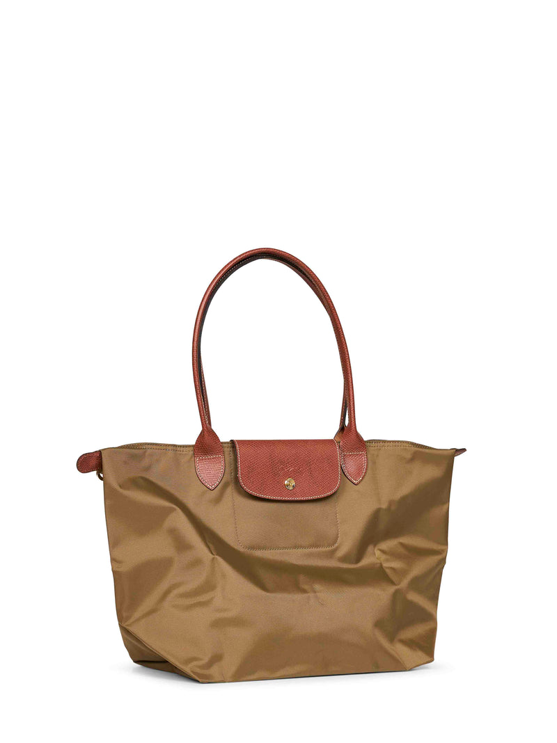 Longchamp Le Pliage Original Tote Bag — Beige Polyamide