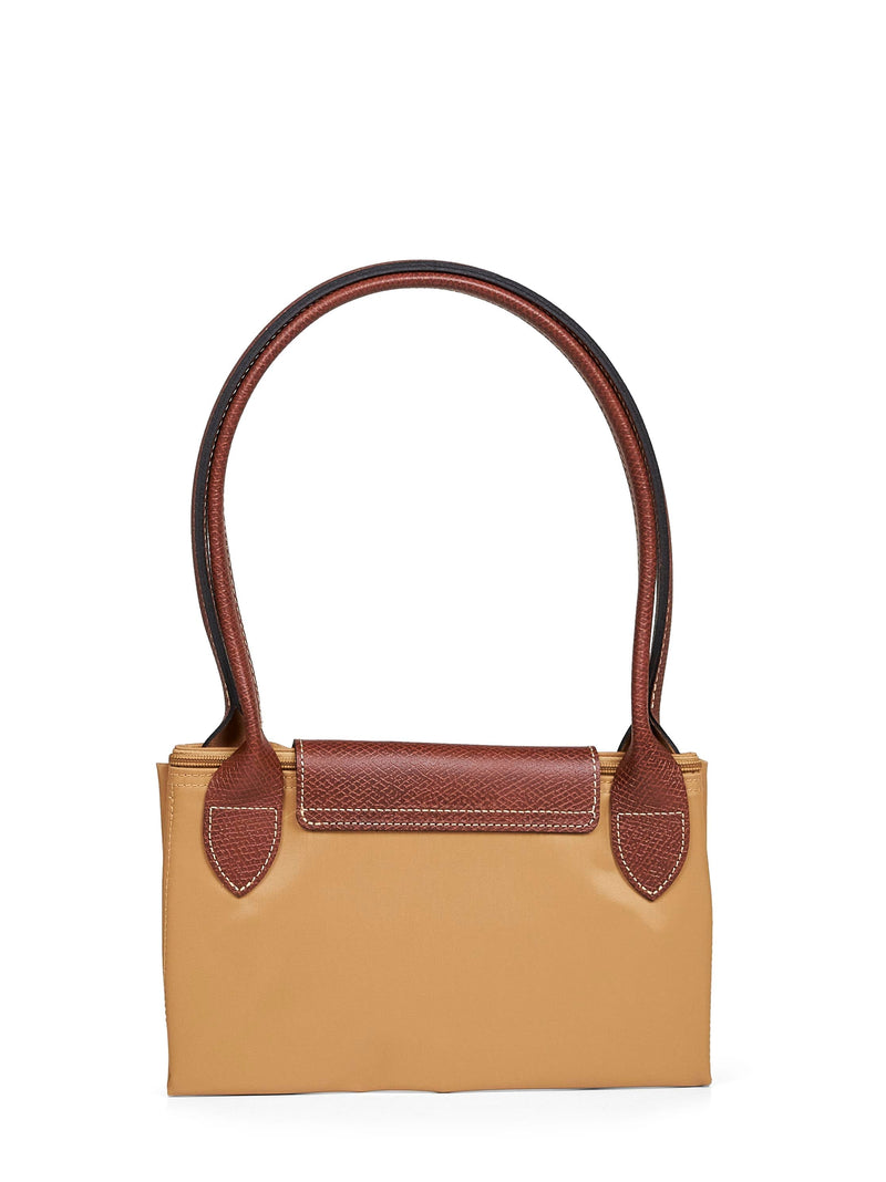 Longchamp Le Pliage Original L Shoulder Bag — Beige Polyamide