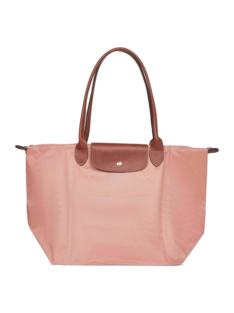 Longchamp Shoulder Bag — Pink Polyamide