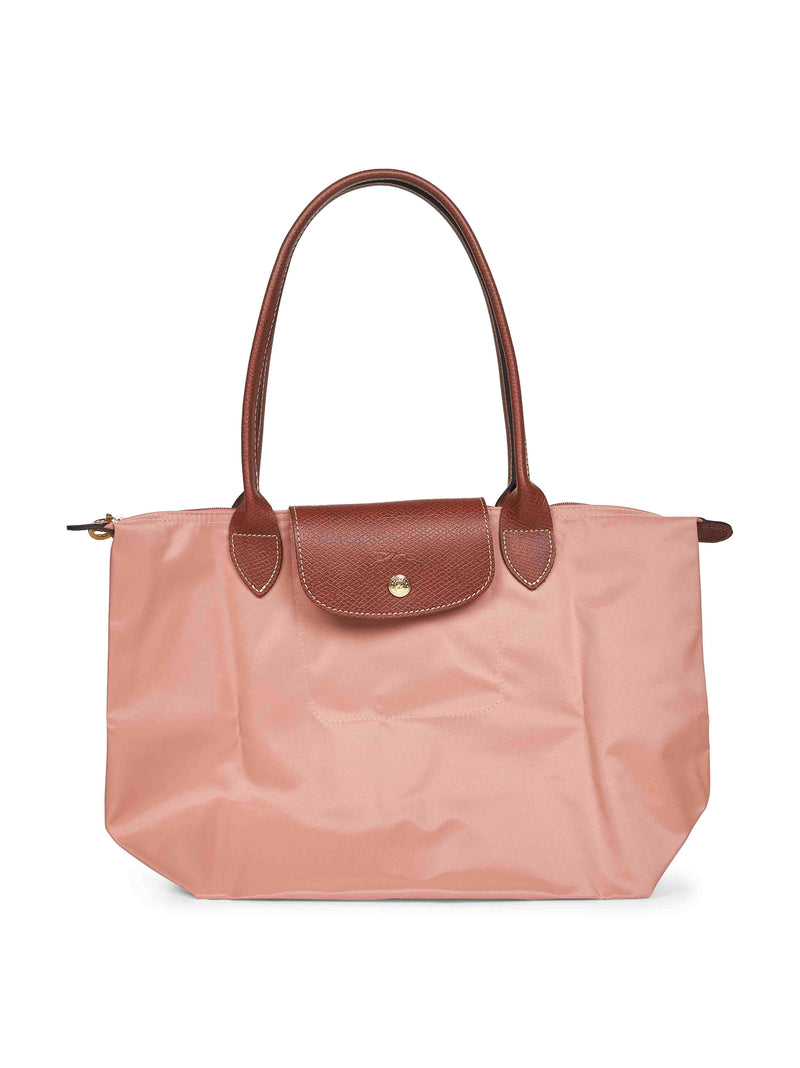 Longchamp Le Pliage Original M Shoulder Bag — Pink Polyamide