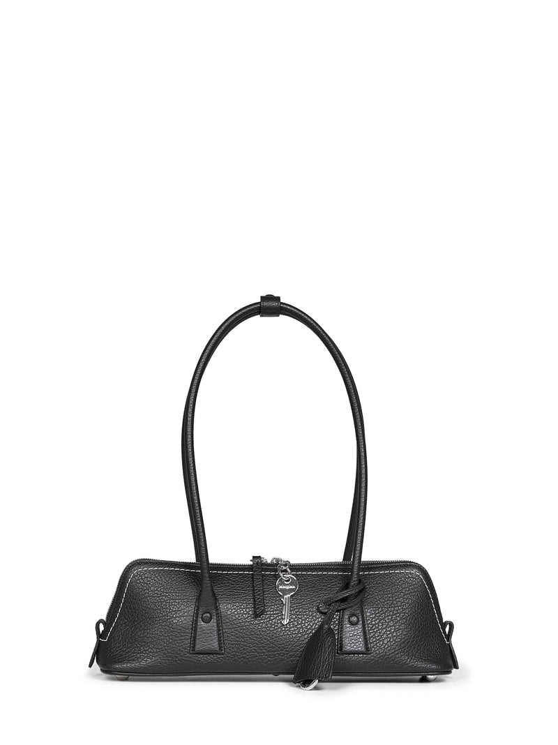 Maison Margiela 5ac Shoulder Bag — Black Calf Leather