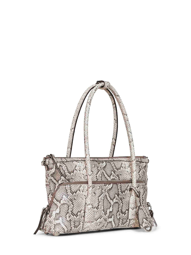Maison Margiela 5ac East-West Shoulder Bag — Gray Goatskin