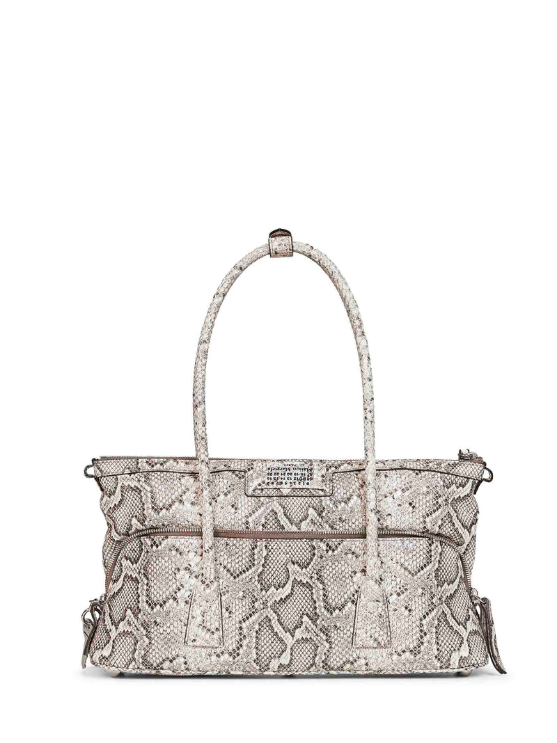 Maison Margiela 5ac East-West Shoulder Bag — Gray Goatskin