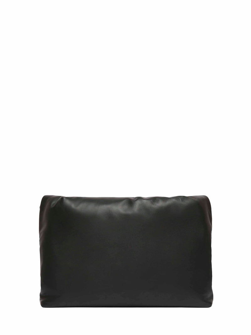 Weekend Max Mara Pasticcino Clutch — Black Leather