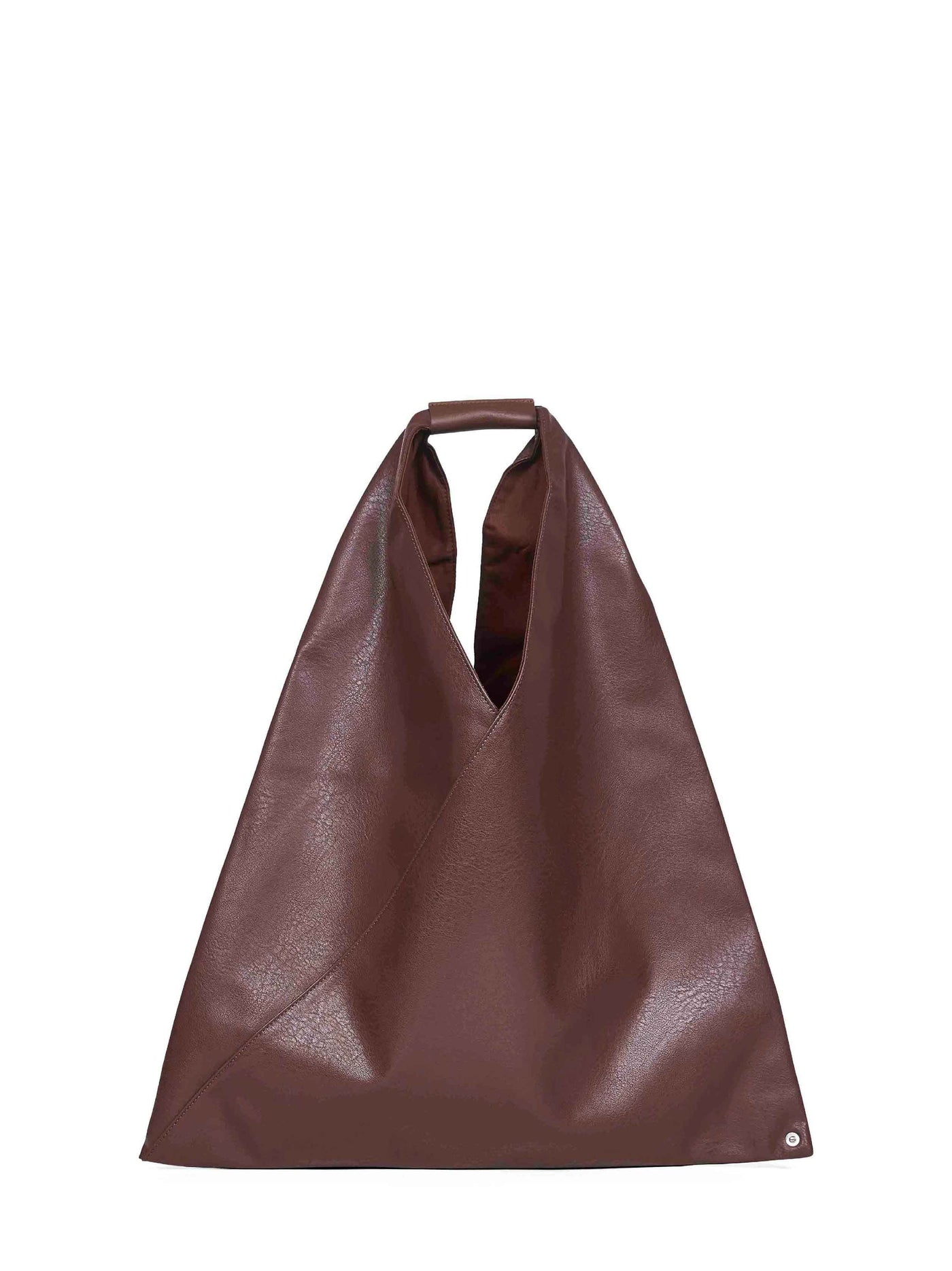 Mm6 Maison Margiela Sculptural Polyurethane Shoulder Bag — Brown