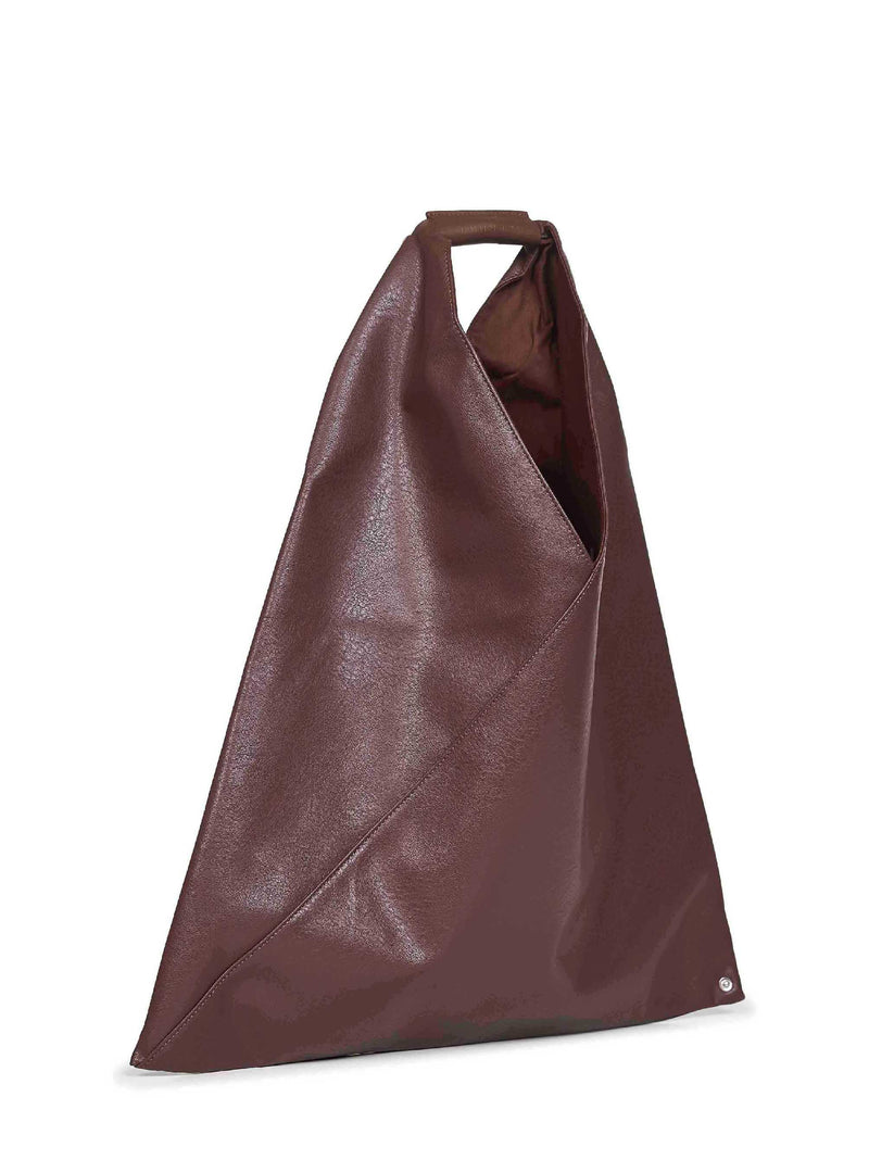 Mm6 Maison Margiela Sculptural Polyurethane Shoulder Bag — Brown