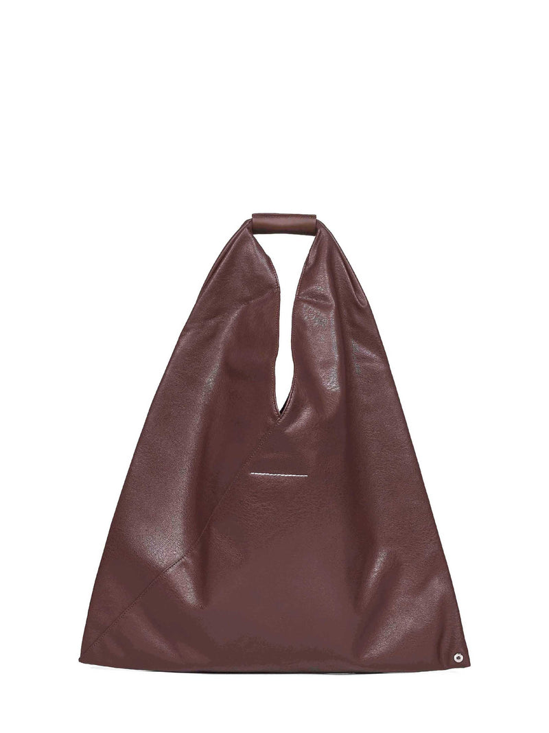 Mm6 Maison Margiela Sculptural Polyurethane Shoulder Bag — Brown
