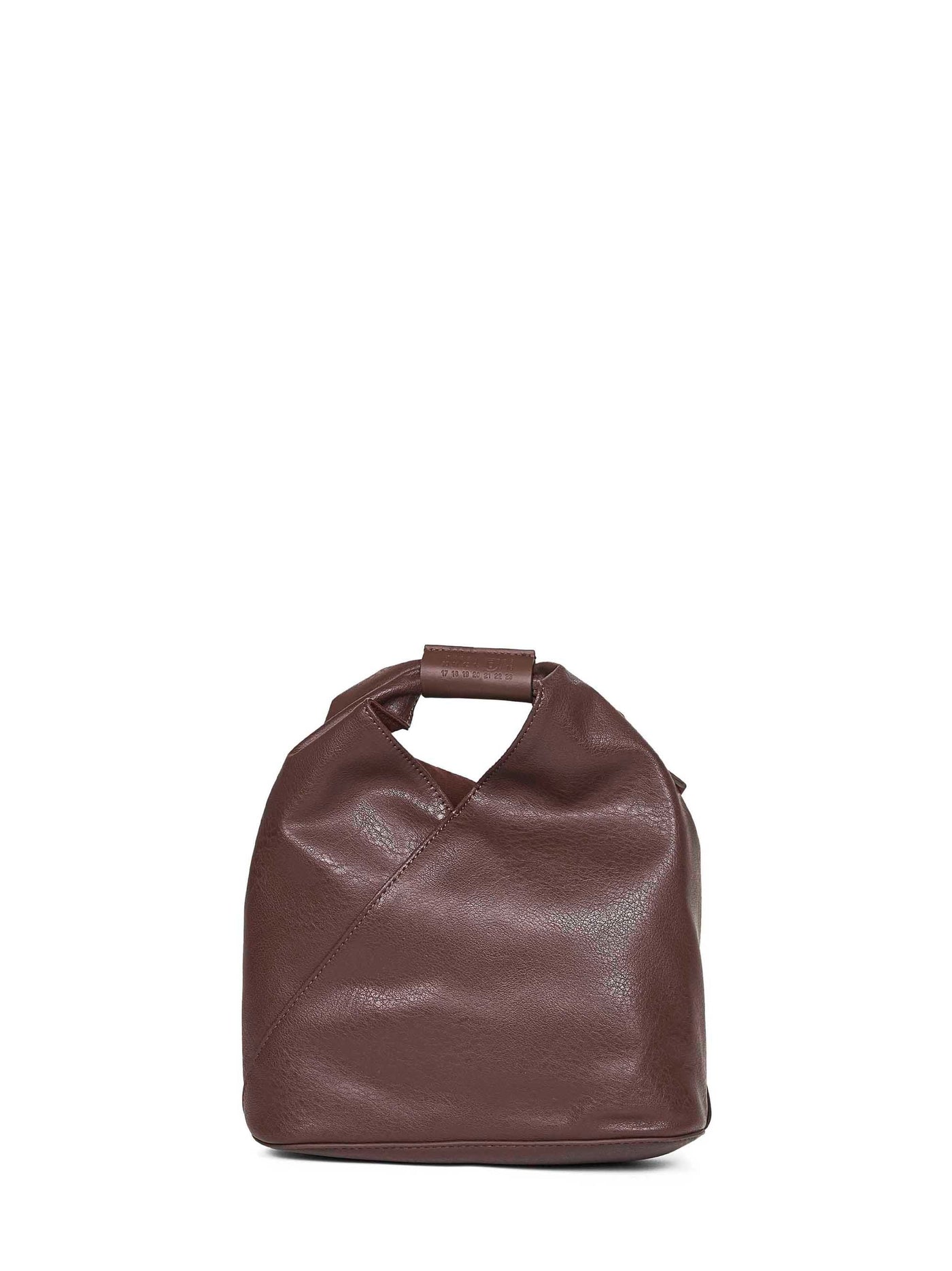 Mm6 Maison Margiela Polyurethane Crossbody Bag — Brown