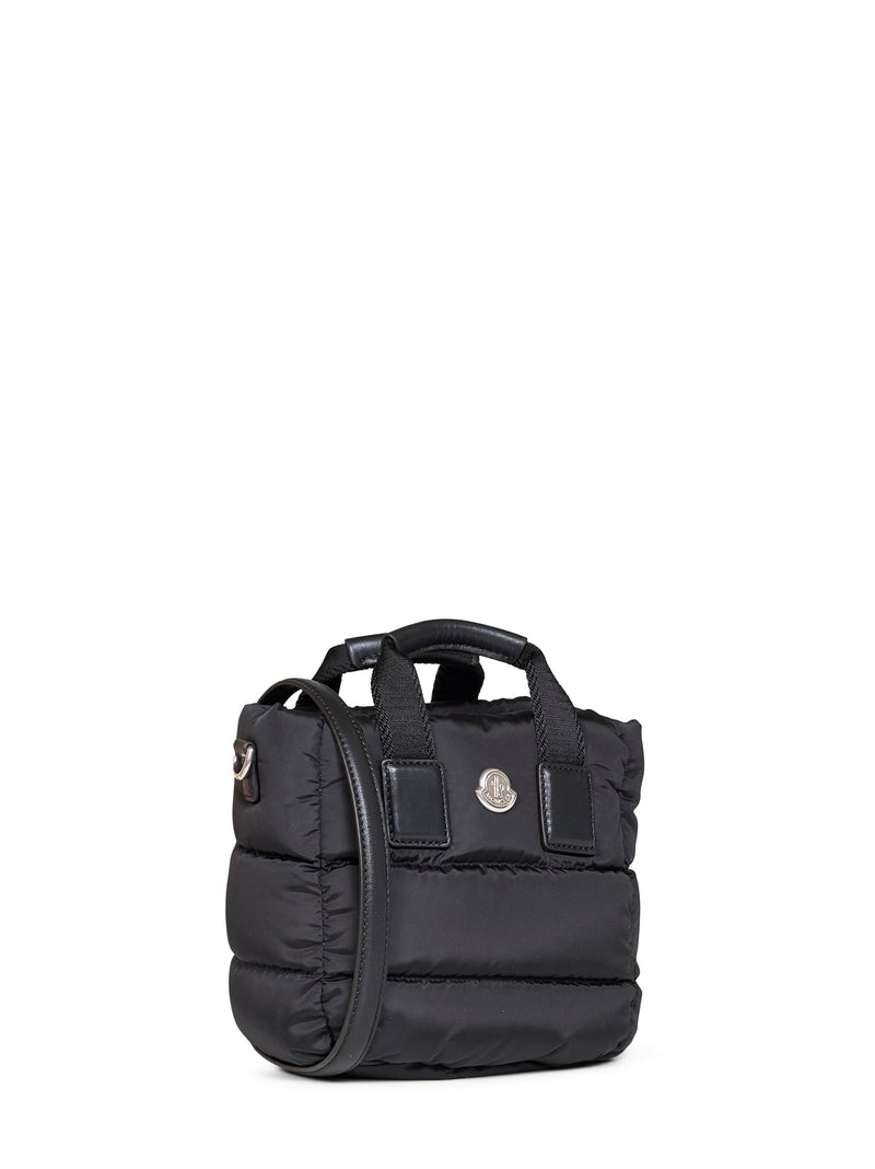 Moncler Micro Caradoc Tote Bag — Black Polyamide