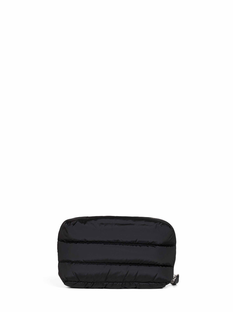 Moncler Caradoc Beauty Case — Black Polyamide Travel Wallets