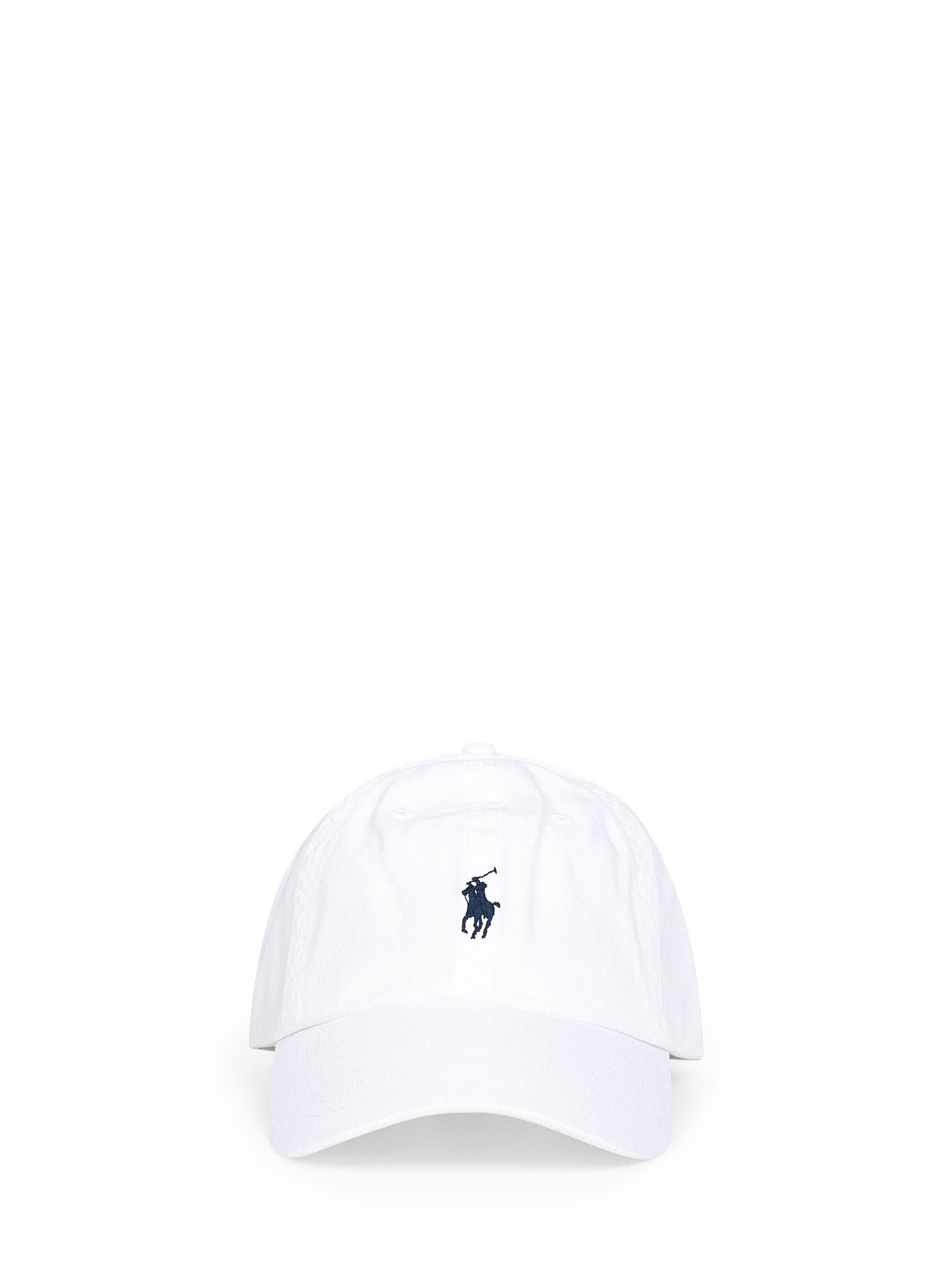 Polo Ralph Lauren 211912843-018 Baseball Cap — White Cotton Caps