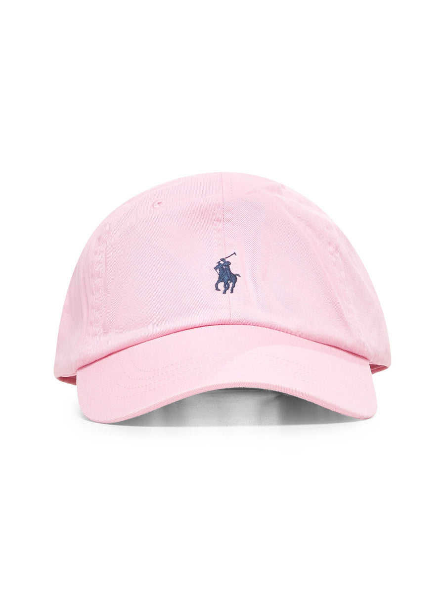 Polo Ralph Lauren 710548524-008 Cotton Chino Baseball Cap — Pink Caps