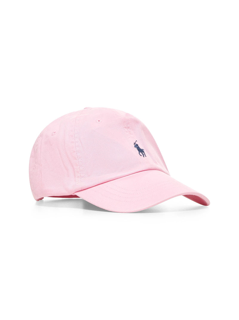 Polo Ralph Lauren 710548524-008 Cotton Chino Baseball Cap — Pink Caps