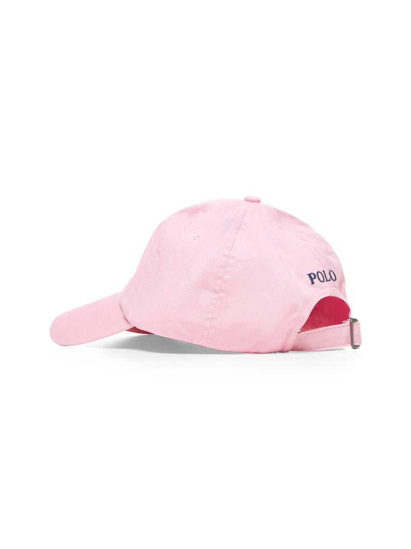 Polo Ralph Lauren 710548524-008 Cotton Chino Baseball Cap — Pink Caps