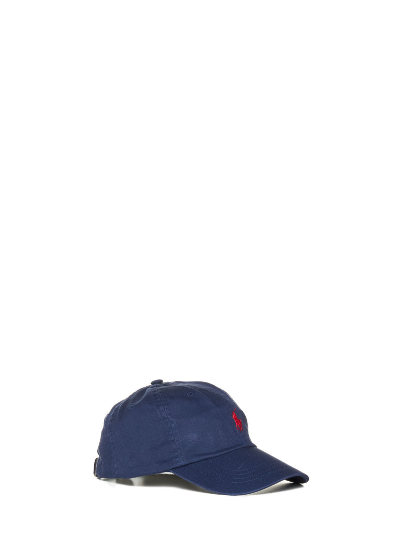 Polo Ralph Lauren 710548524-014 Embroidered Cotton Baseball Cap — Navy Caps