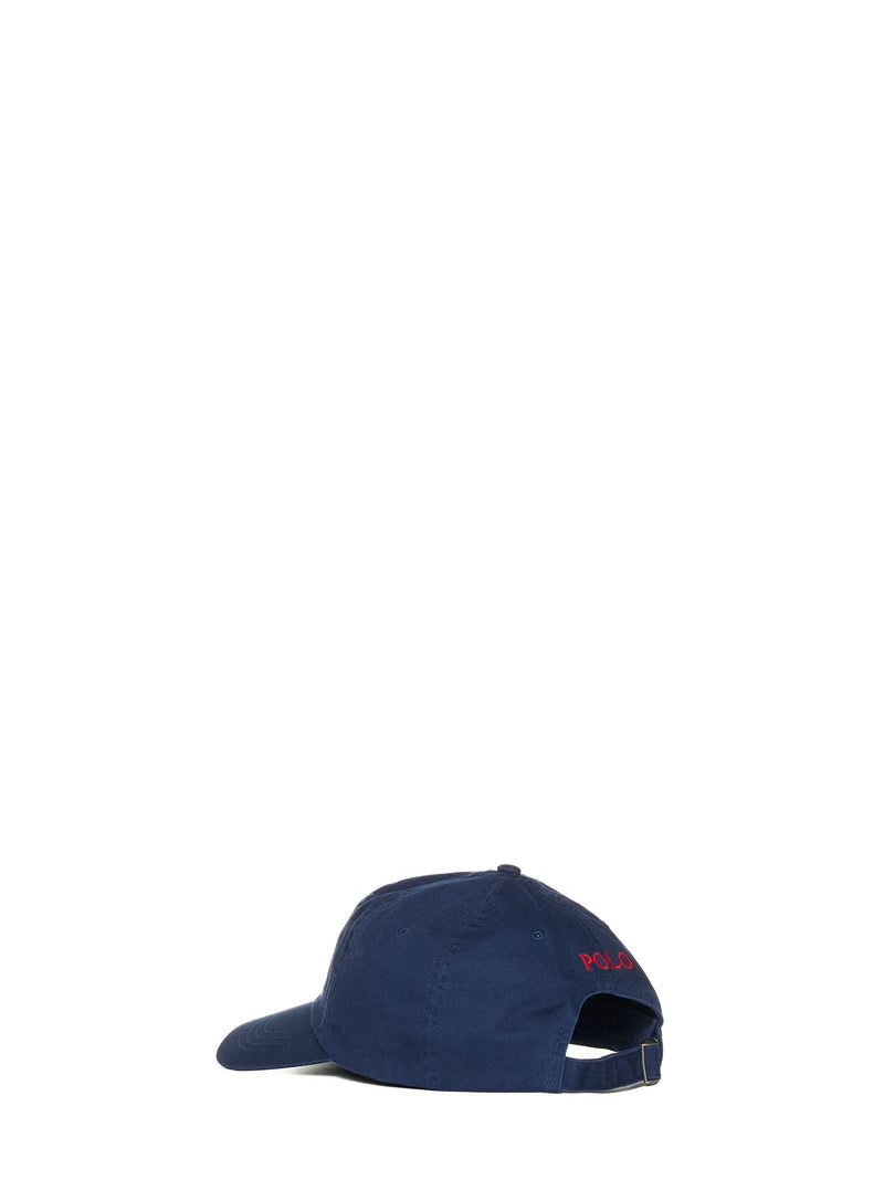 Polo Ralph Lauren 710548524-014 Embroidered Cotton Baseball Cap — Navy Caps