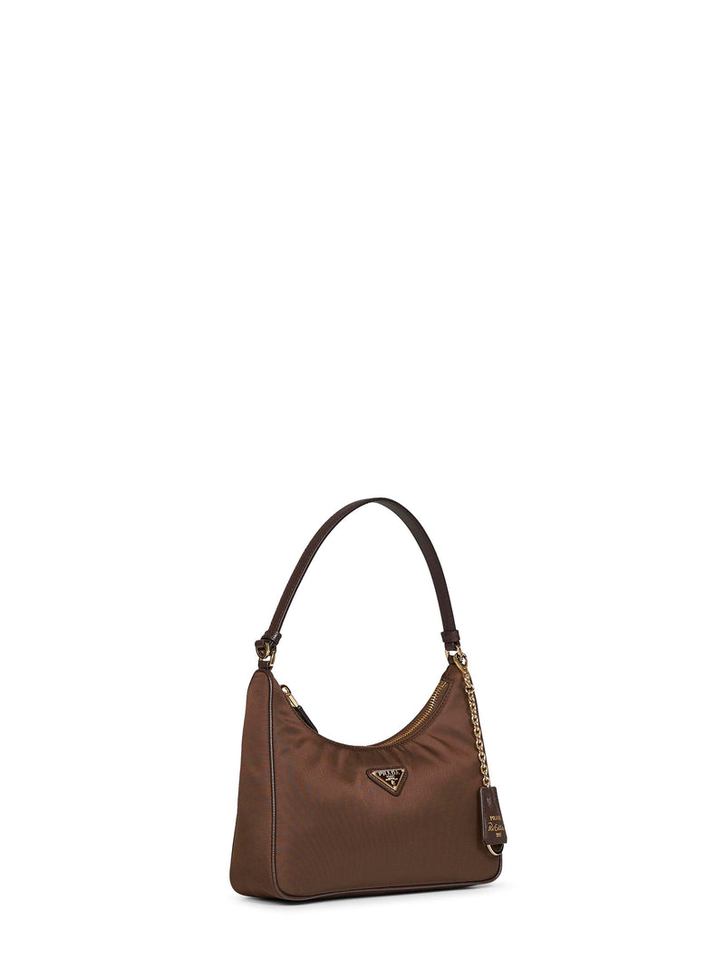 Prada Shoulder Bag — Brown Recycled Polyamide