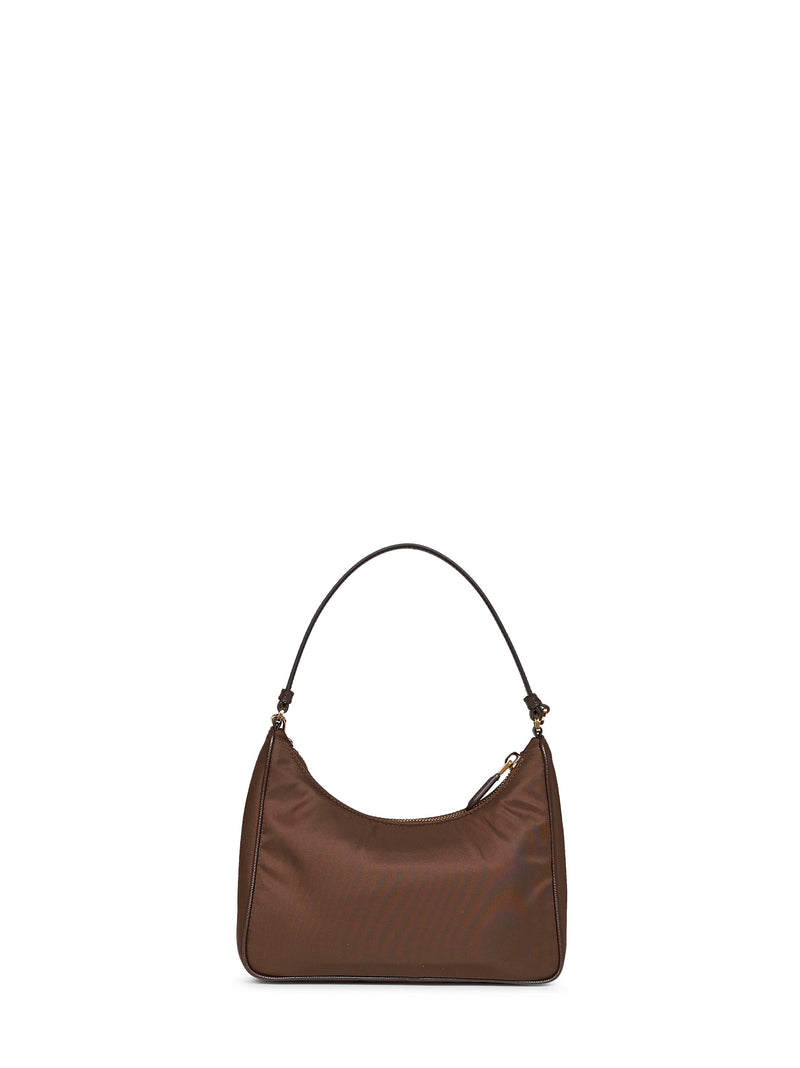 Prada Shoulder Bag — Brown Recycled Polyamide
