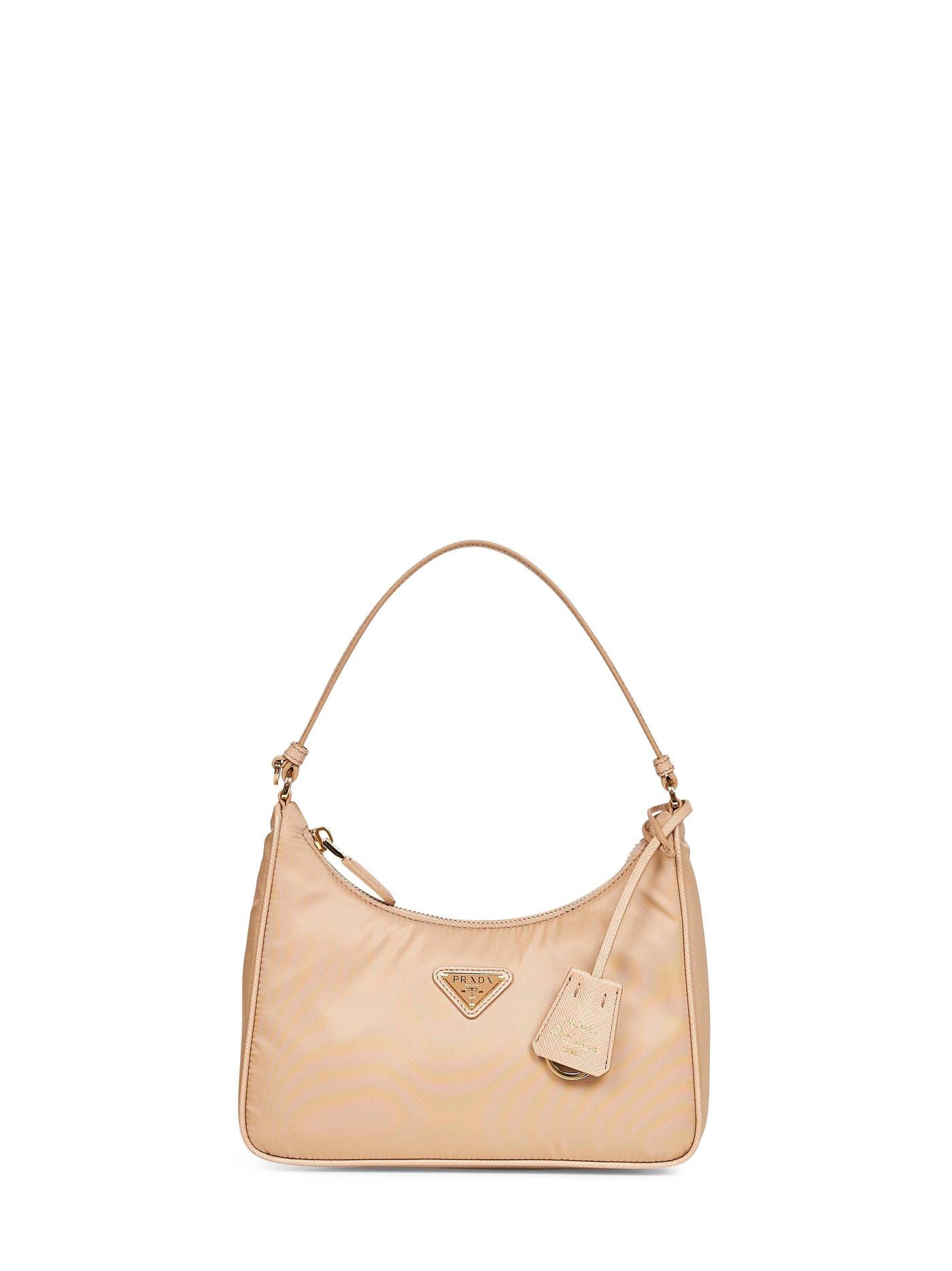 Prada Shoulder Bag — Beige Recycled Polyamide