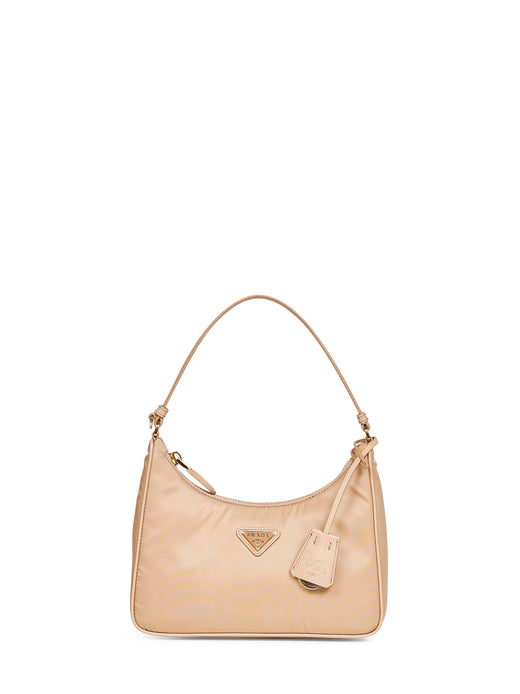 Prada Shoulder Bag — Beige Recycled Polyamide