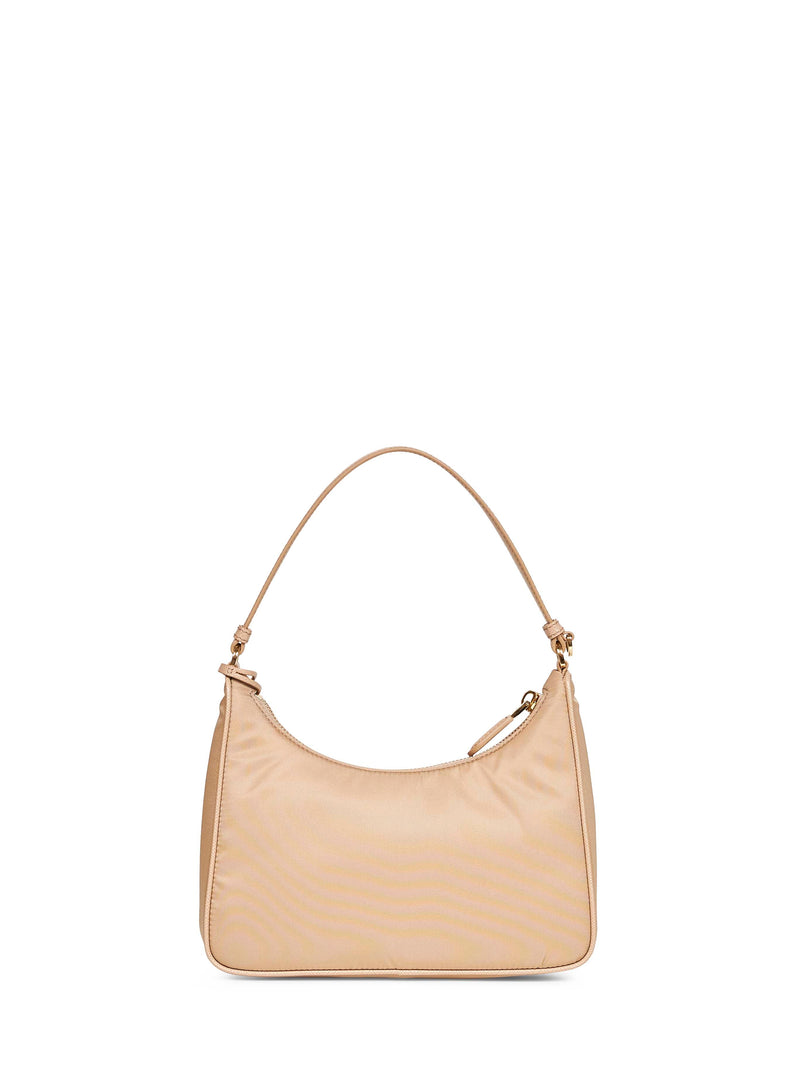 Prada Shoulder Bag — Beige Recycled Polyamide