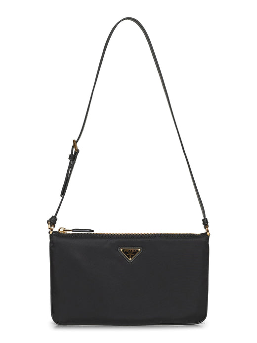 Prada Re-Nylon Pouch Shoulder Bag — Black Recycled Polyamide