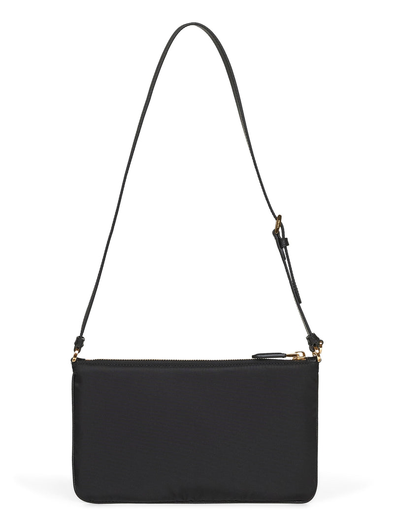 Prada Re-Nylon Pouch Shoulder Bag — Black Recycled Polyamide
