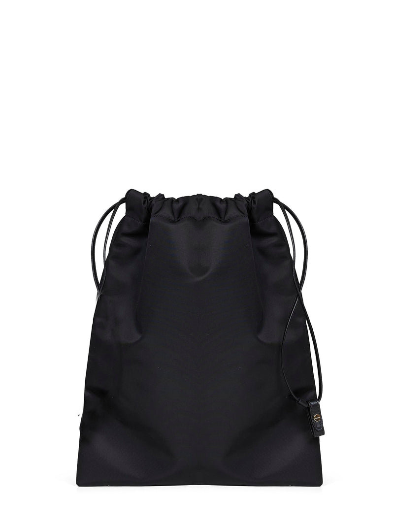Prada Wish Bucket Bag — Black Recycled Polyamide