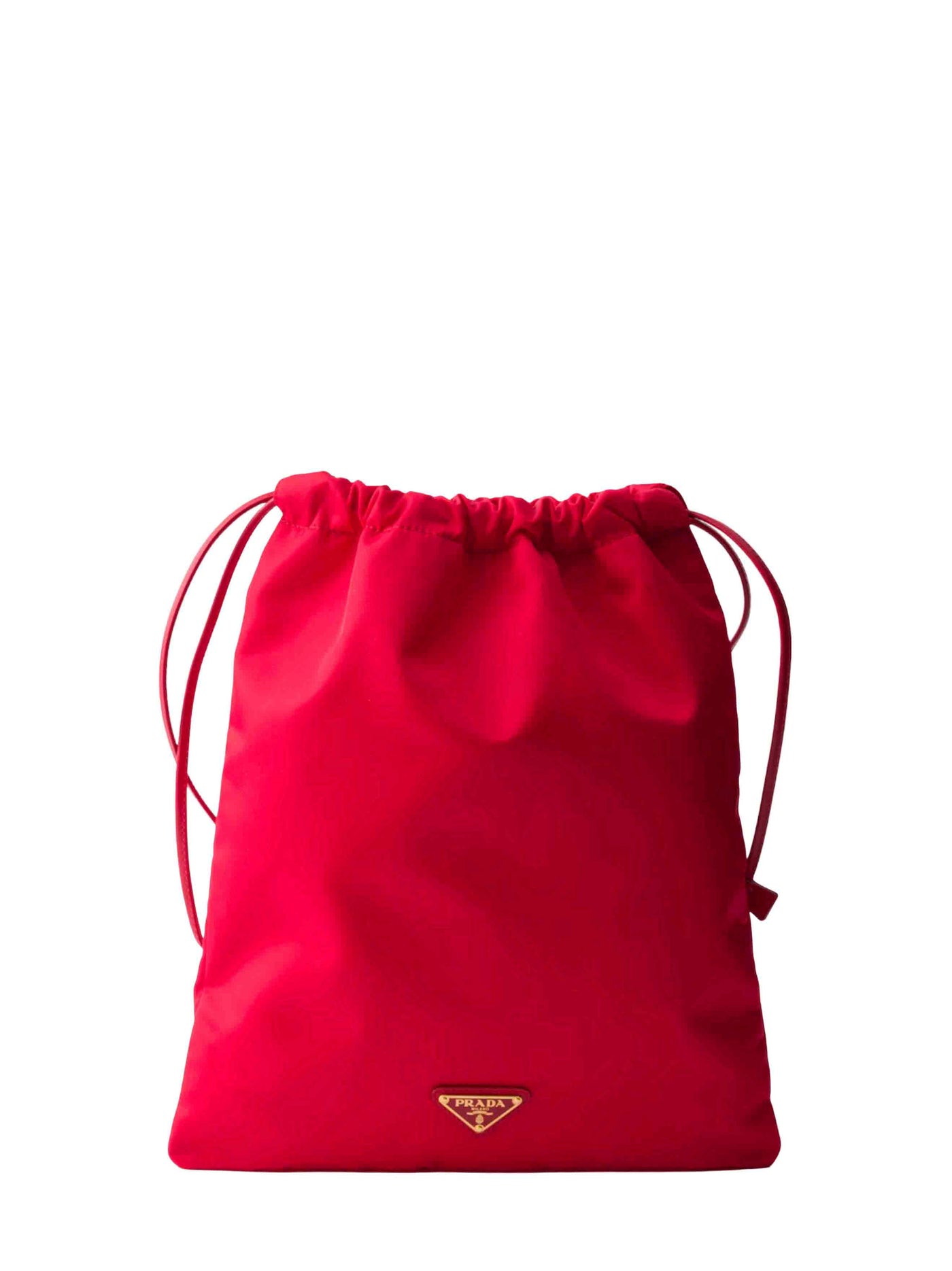 Prada Wish Bucket Bag — Red Recycled Polyamide
