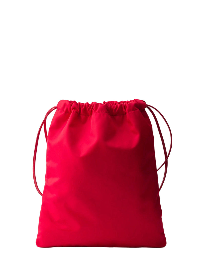 Prada Wish Bucket Bag — Red Recycled Polyamide