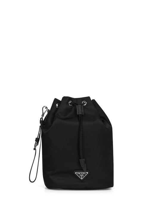 Prada Re-Nylon Bucket Bag — Black Recycled Polyamide
