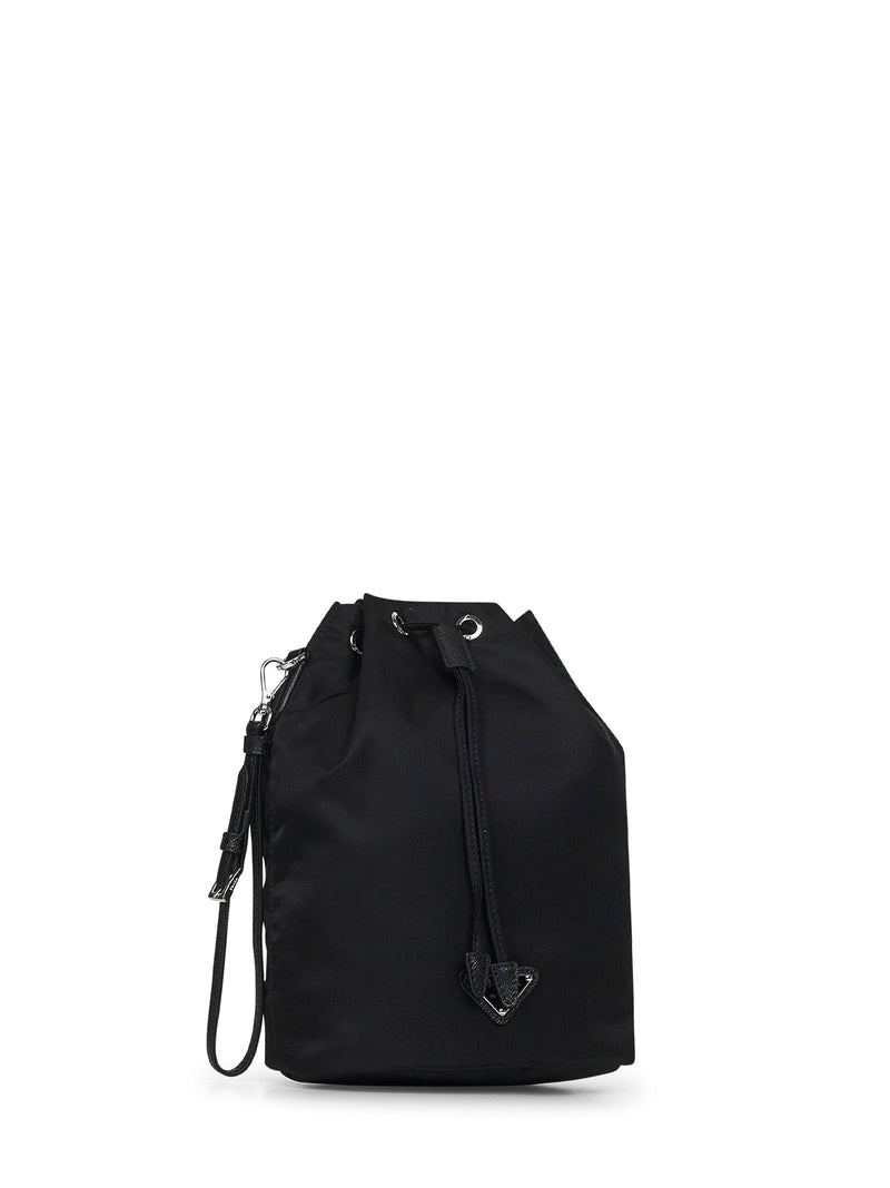 Prada Re-Nylon Bucket Bag — Black Recycled Polyamide