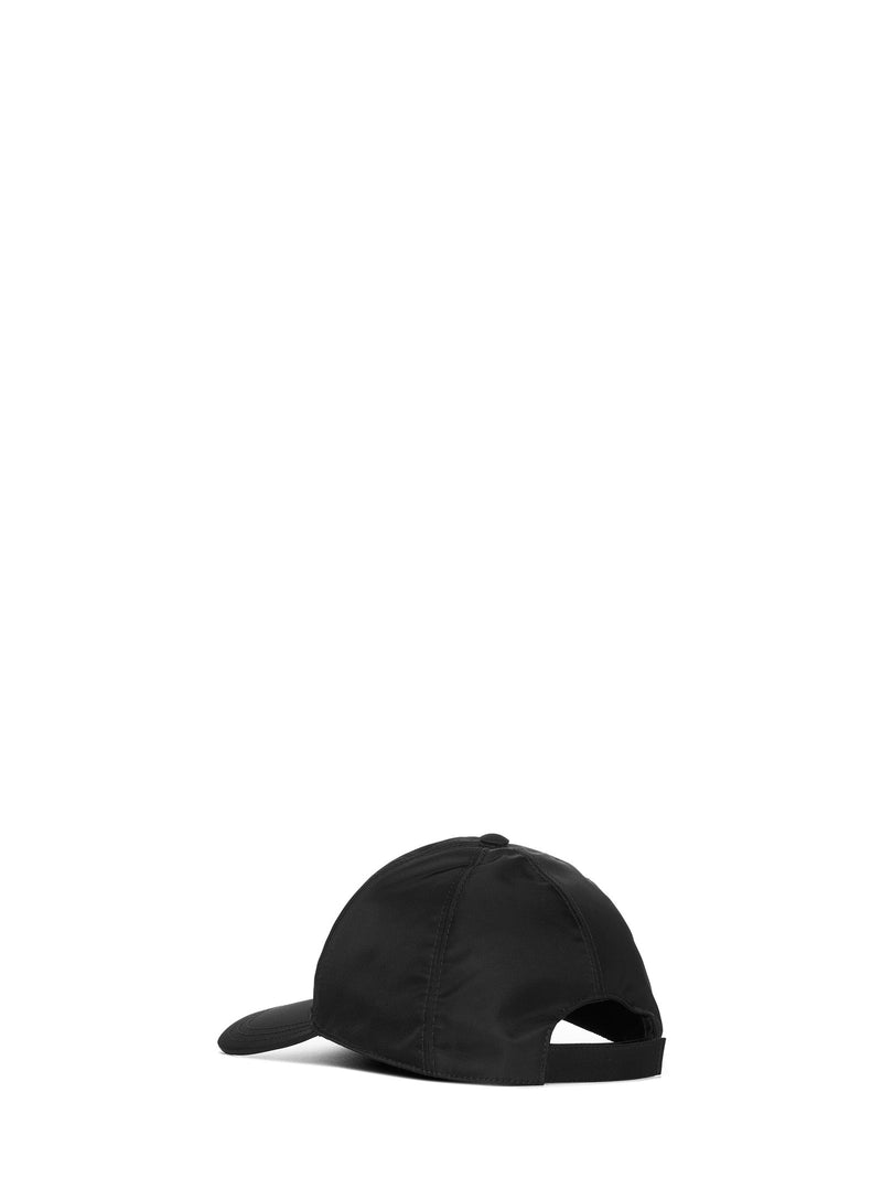 Prada 2hc2742dmif0002 Re-Nylon Baseball Cap — Black Polyamide Caps