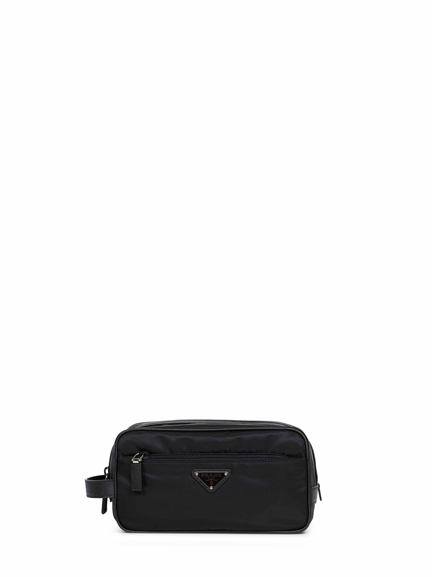Prada Calf Leather Travel Wallet — Black