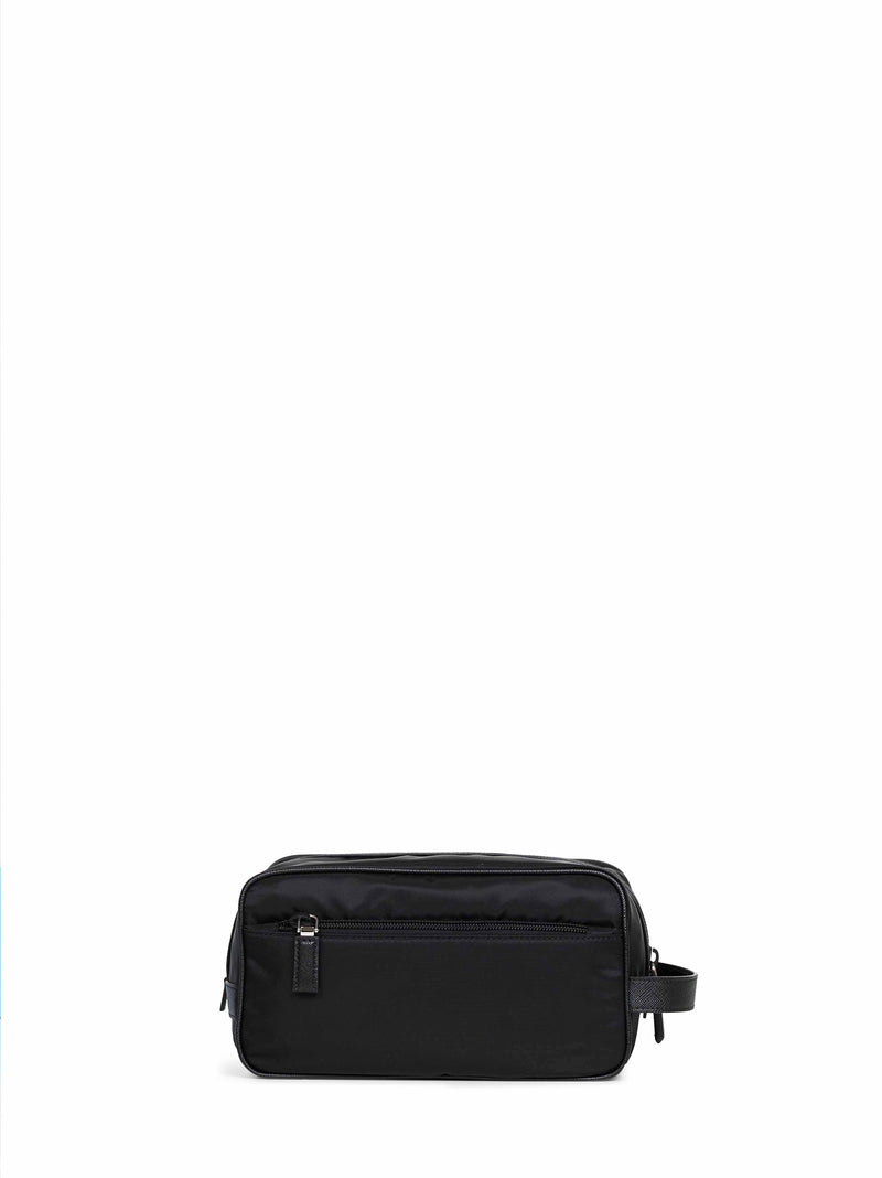 Prada Calf Leather Travel Wallet — Black