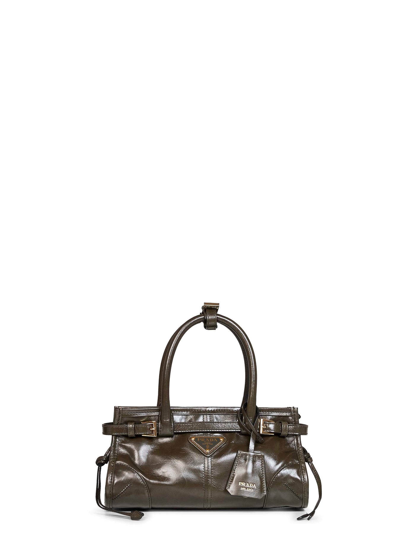 Prada Bonnie Mini Bag — Green Calf Leather