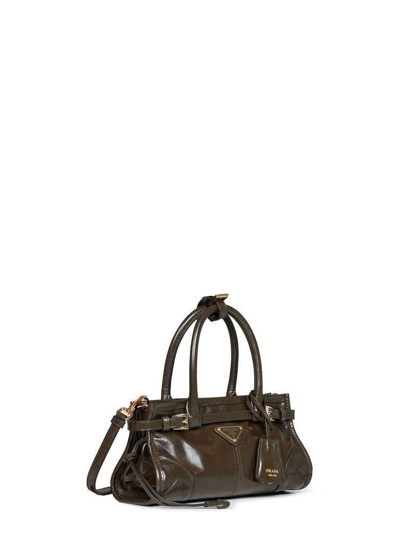 Prada Bonnie Mini Bag — Green Calf Leather
